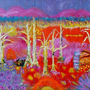 Burnt Australian Landscape