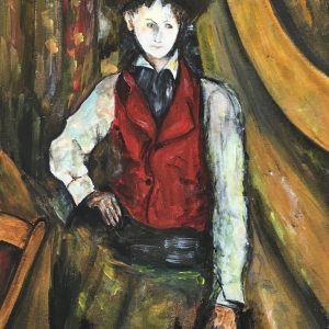 The Boy in the Red Vest (after Paul Cezanne)
