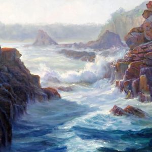 Morning Mist at Boneyard Beach Kiama NSW