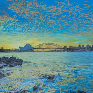 Sunset Sydney Harbour